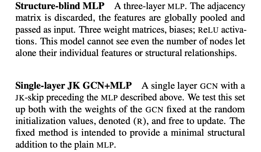Simple baseline models