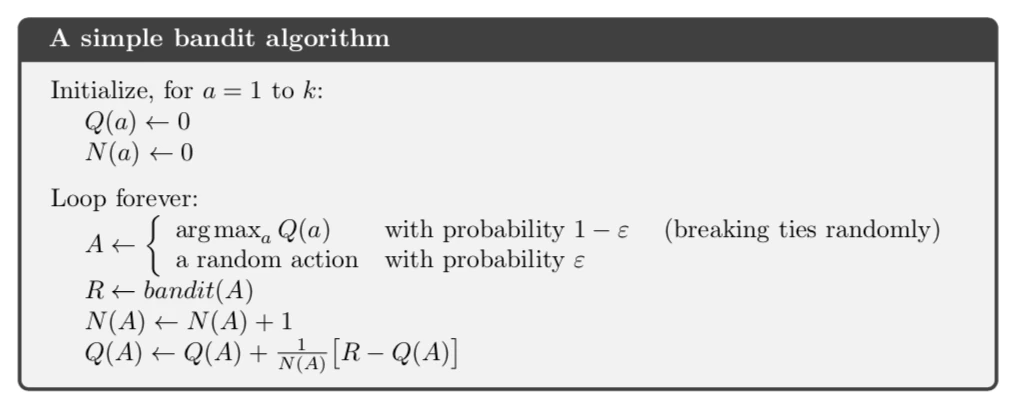 Bandit Learning Algorithm